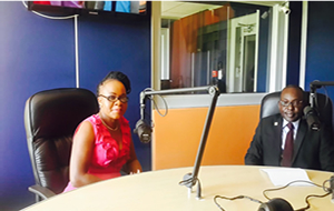 ICASA Director-Luc Bodea at an intgerview with Star FM
